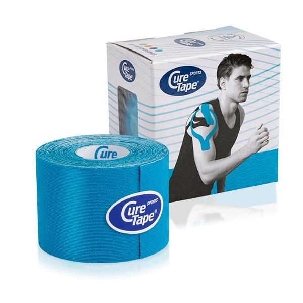 CureTape® SPORTS 5cm x 5m blauw kopen