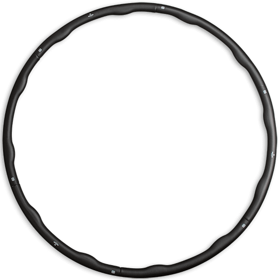 Hula Hoop 1.5kg Schwarz