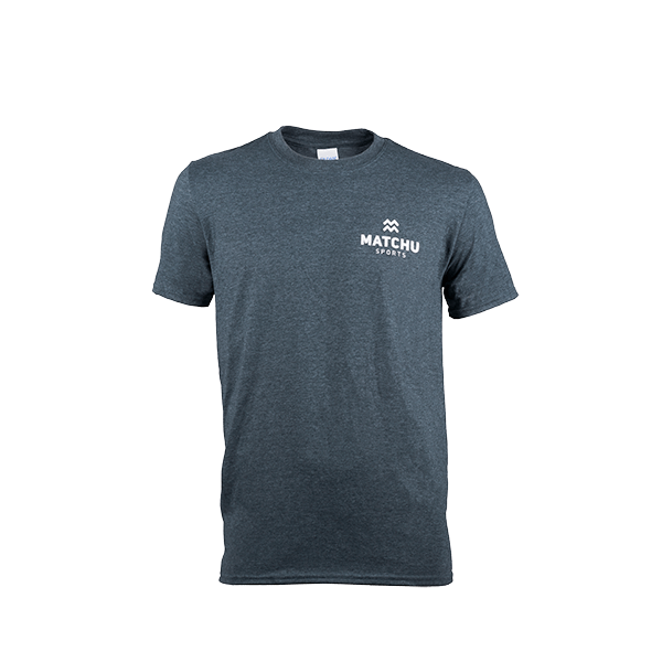 Dunkelgraues Basic T-Shirt