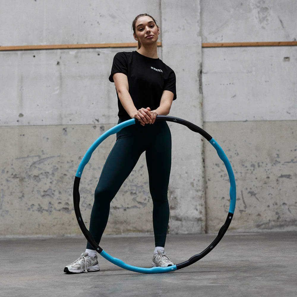 Fitness Hula Hoop 2kg Blau / Schwarz - Image 8