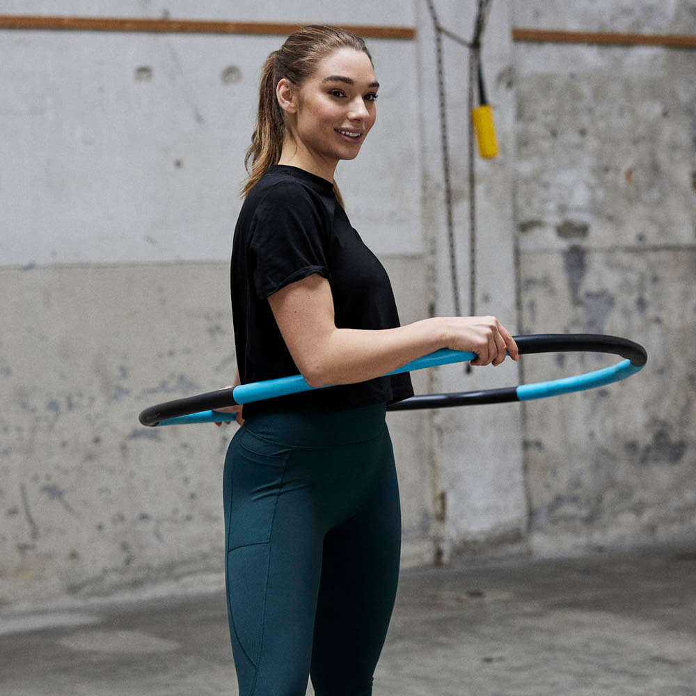 Fitness Hula Hoop 2kg Blau / Schwarz - Image 7