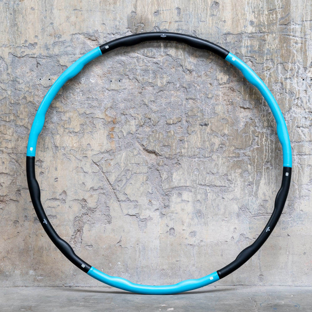 Fitness Hula Hoop 2kg Blau / Schwarz - Image 4