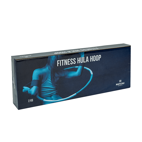 Fitness Hula Hoop 2kg Blau / Schwarz - Image 3