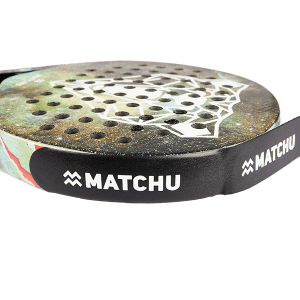 Padel racket met bescherm tape
