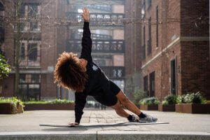 Matchu fitnessmat oefening