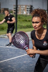 padel team man en vrouw, Matchu padel rackets