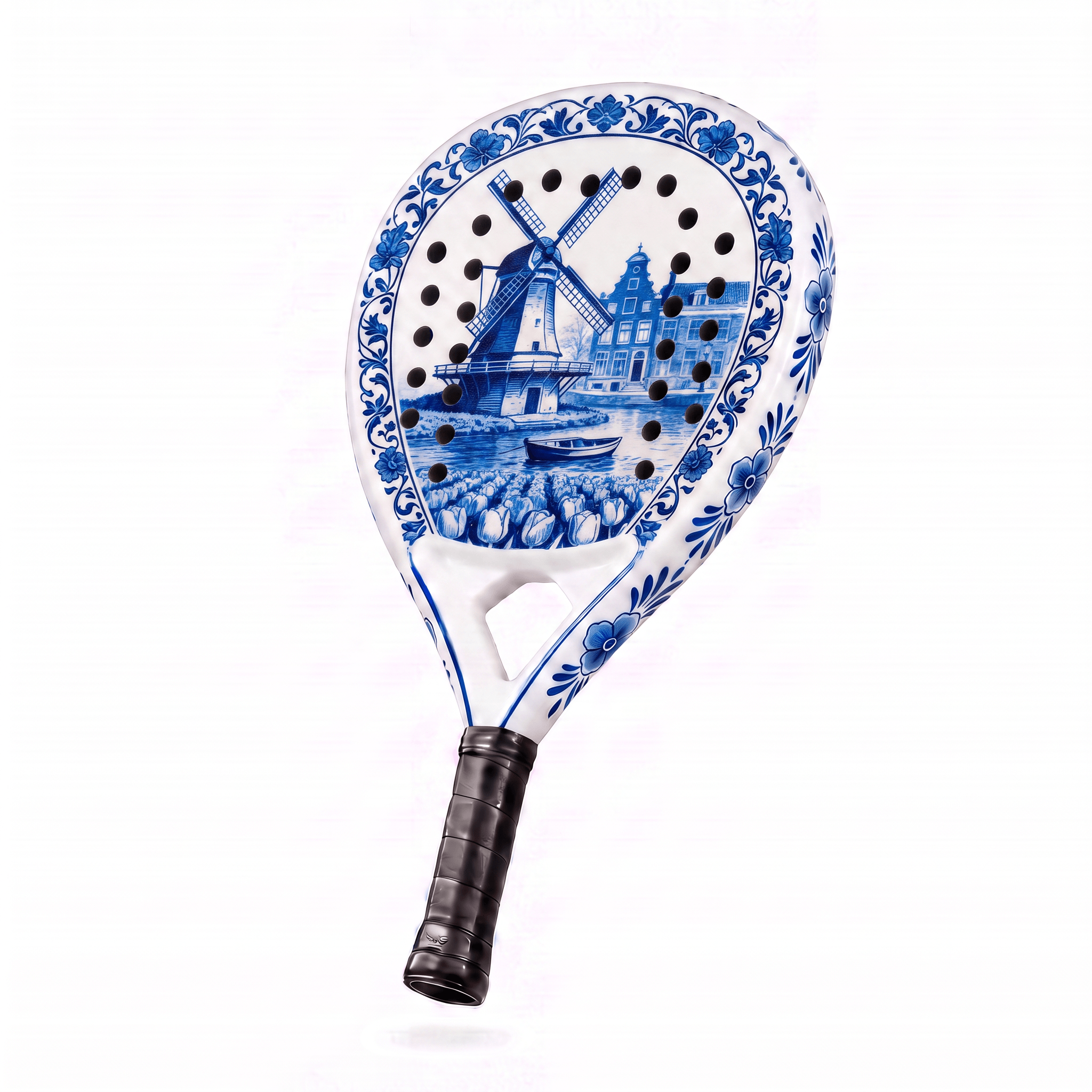 Padel-Schläger in Delfter Blau